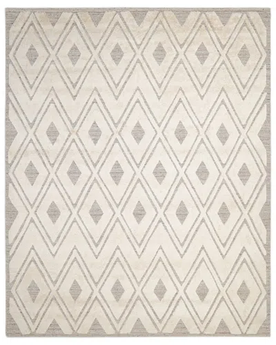 Solo Rugs Fulton Bohemian Geometric Hand-loomed Wool-blend Area Rug In Beige
