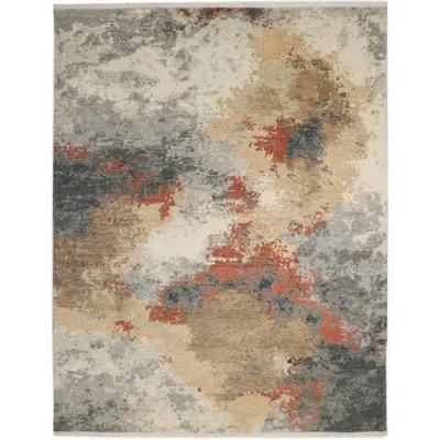 Solo Rugs Glasgow, Handmade Area Rug - 5' 0" X 8' 0" In Multi