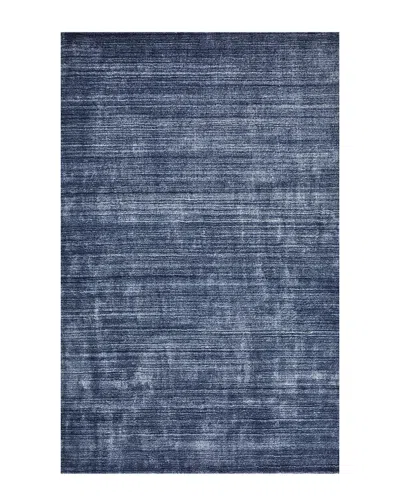 Solo Rugs Harbor Loom-knotted Rug In Blue