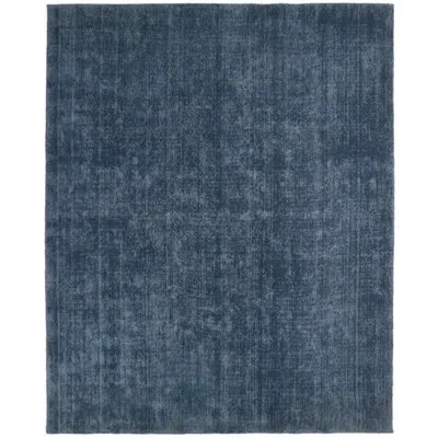 Solo Rugs Highland, Handmade Area Rug In Blue