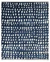 Solo Rugs Irmgard Bohemian Animal Hand-knotted Wool-blend Area Rug In Blue