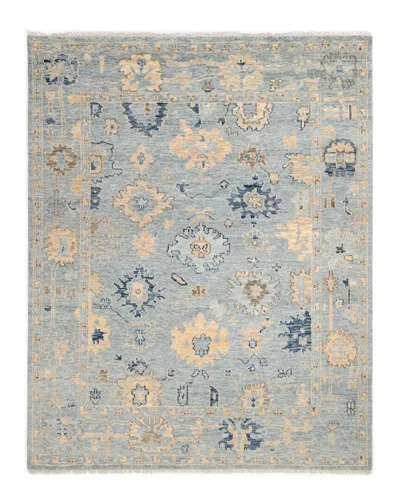Solo Rugs Lagos Handmade Wool-blend Area Rug In Gray