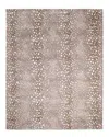 Solo Rugs Louis Contemporary Animal Hand-knotted Wool-blend Area Rug In Brown