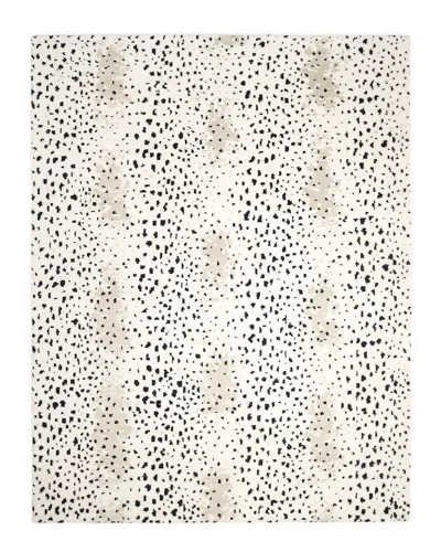Solo Rugs Louis Contemporary Animal Hand-knotted Wool-blend Area Rug In Ivory