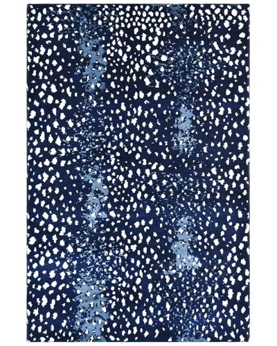 Solo Rugs Louis Handmade Rug In Blue