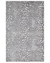 Solo Rugs Modern Hand-knotted Wool Rug In Gray