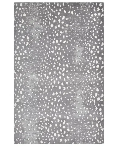Solo Rugs Modern Hand-knotted Wool Rug In Gray