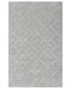 Solo Rugs Modern Hand-loomed Eco-friendly Rug In Gray