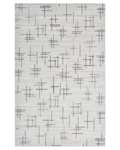 Solo Rugs Modern Hand-loomed Rug In Gray