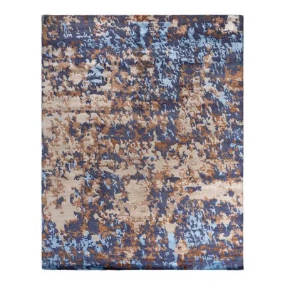Solo Rugs Modern One-of-a-kind Hand-knotted Area Rug - Beige, 8' 2" X 10' 2"