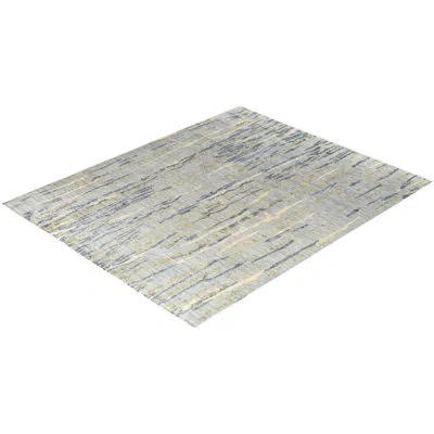 Solo Rugs Modern One-of-a-kind Hand-knotted Area Rug - Gray, 8' 4" X 10' 1"