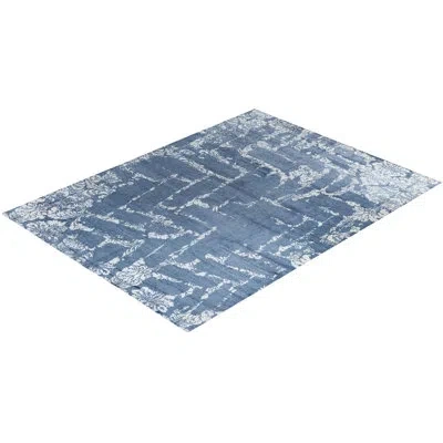 Solo Rugs Modern One-of-a-kind Hand-knotted Area Rug - Ivory, 9' 1" X 11' 10"