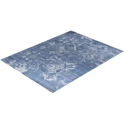 Solo Rugs Modern One-of-a-kind Hand-knotted Area Rug - Ivory, 9' 2" X 12' 2"