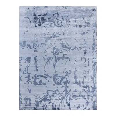 Solo Rugs Modern One-of-a-kind Hand-knotted Area Rug - Purple, 9' 1" X 12' 1"