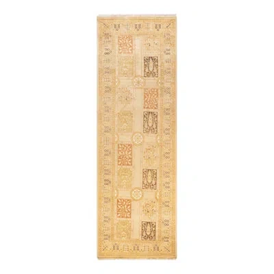 Solo Rugs Mogul One-of-a-kind 3' X 9'2" Area Rug Ivory/beige/brown