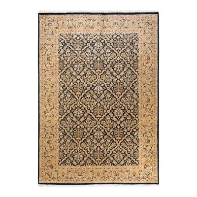 Solo Rugs Mogul One-of-a-kind 6'1" X 8'8" Area Rug In Black/ivory/brown/red