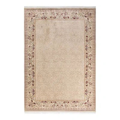 Solo Rugs Mogul One-of-a-kind 6'1" X 9'3" 2000s Wool Area Rug In Ivory/brown/beige