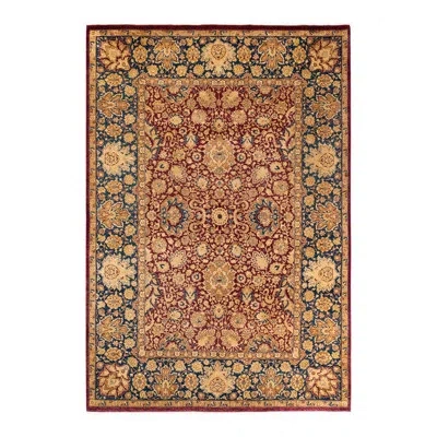 Solo Rugs Mogul One-of-a-kind 6'2" X 9' Wool Area Rug In Blue/red/beige In Blue,red,beige