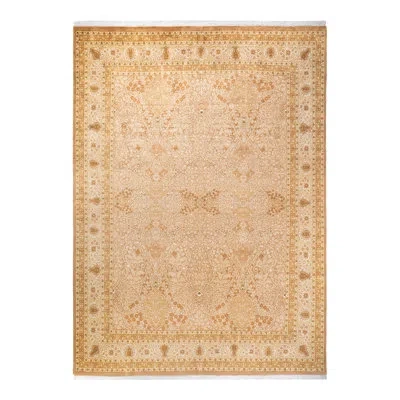 Solo Rugs Mogul One-of-a-kind 8'1" X 11'3" Wool Area Rug In Orange/white/beige In Orange,white,beige