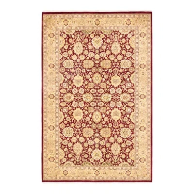 Solo Rugs Mogul One-of-a-kind Hand-knotted New Age 4'9" X 7'4" Wool Area Rug In Orange/red