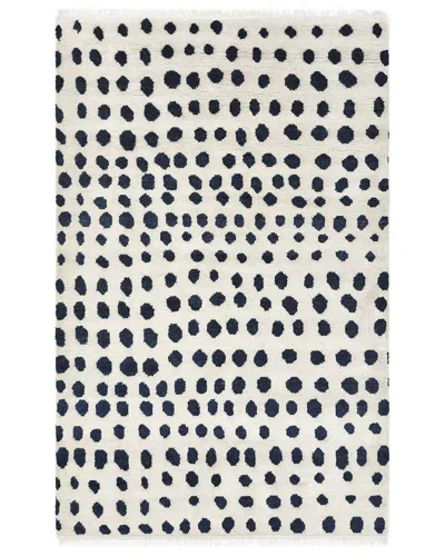Solo Rugs Moroccan Hand-knotted Wool Rug In Parchment