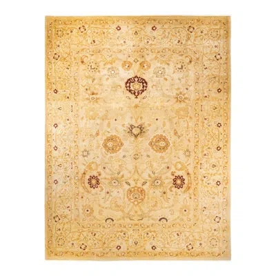 Solo Rugs One-of-a-kind Hand-knotted 9'2" X 12' Wool Area Rug In Ivory