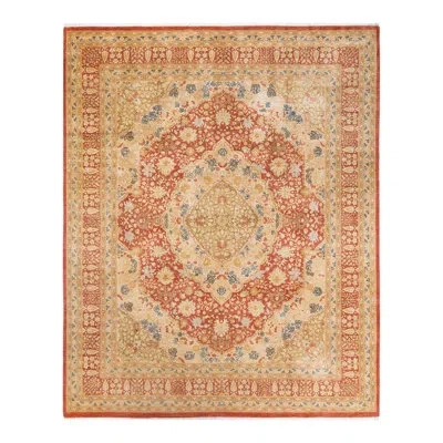 Solo Rugs One-of-a-kind Mogul 8'2" X 10'2" Area Rug In Orange/yellow/black/ivory In Orange,yellow,black,ivory
