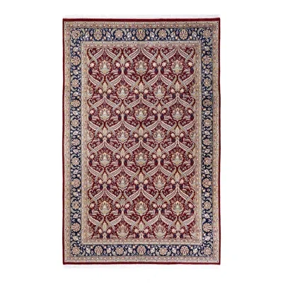 Solo Rugs One-of-a-kind Mogul Hand-knotted 6'2" X 9'7" Wool Area Rug In Red