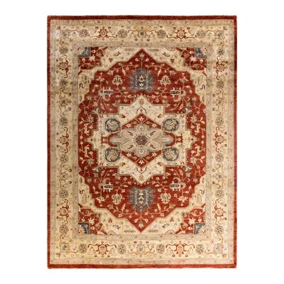 Solo Rugs Oushak One-of-a-kind Handmade Area Rug - Red, 9' 1" X 12' 3"