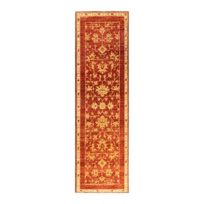 Solo Rugs Overyed One-of-a-kind 2'8" X 9'4" Area Rug In Brown/beige In Brown,beige