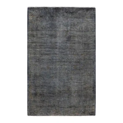 Solo Rugs Overyed One-of-a-kind 3'3" X 5'1" New Age Area Rug In Gray