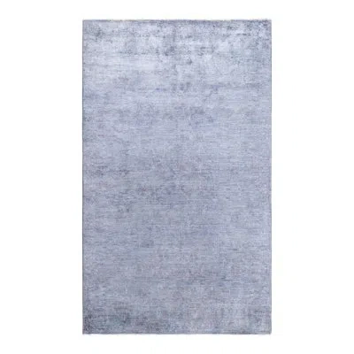 Solo Rugs Overyed One-of-a-kind 5' X 8'3" New Age Area Rug In Gray/ivory In Gray,ivory