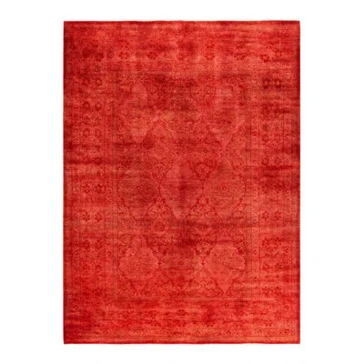 Solo Rugs Overyed One-of-a-kind 6'1" X 8'2" Area Rug In Orange/gold/red In Orange,gold,red