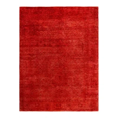 Solo Rugs Overyed One-of-a-kind 6'8" X 8'8" Area Rug In Orange/red In Orange,red