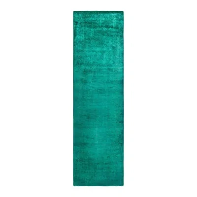 Solo Rugs Overyed One-of-a-kind Runner 2'7" X 9'3" Area Rug In Green