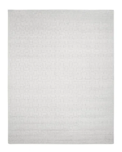 Solo Rugs Peyton Contemporary Geometric Hand-loomed Wool-blend Area Rug In Ivory