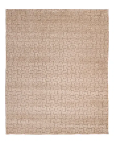 Solo Rugs Peyton Handmade Wool-blend Area Rug In Beige