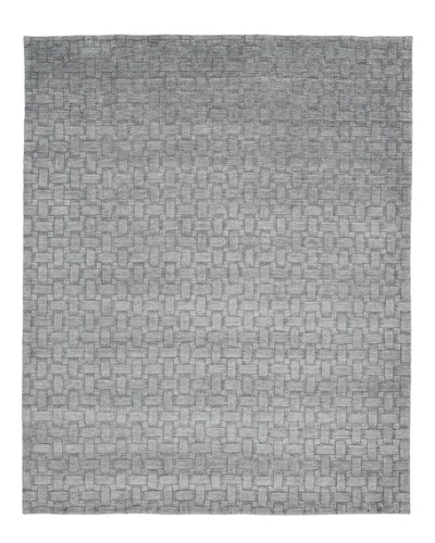 Solo Rugs Peyton Handmade Wool-blend Area Rug In Gray