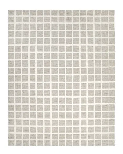 Solo Rugs Rye Contemporary Geometric Hand-loomed Wool-blend Area Rug In Brown