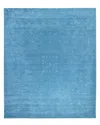 Solo Rugs Simi Bohemian Tribal Hand-loomed Wool-blend Area Rug In Blue