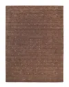 Solo Rugs Simi Bohemian Tribal Hand-loomed Wool-blend Area Rug In Brown