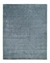 Solo Rugs Simi Bohemian Tribal Hand-loomed Wool-blend Area Rug In Gray