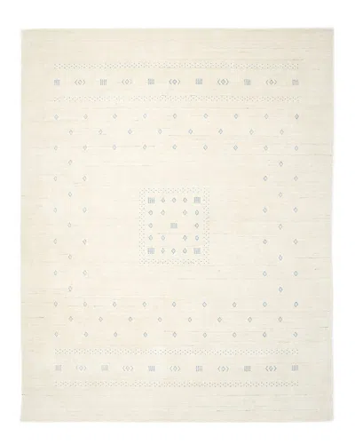Solo Rugs Simi Bohemian Tribal Hand-loomed Wool-blend Area Rug In Ivory