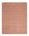Solo Rugs Simi Bohemian Tribal Hand-loomed Wool-blend Area Rug In Peach