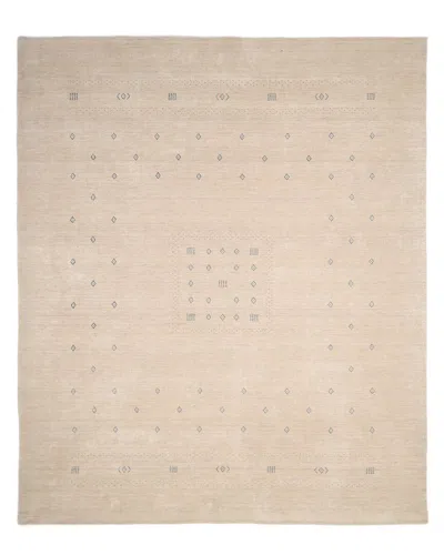 Solo Rugs Simi Bohemian Tribal Hand-loomed Wool-blend Area Rug In Beige