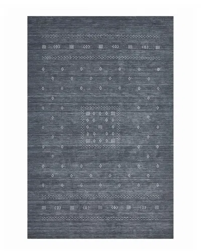 Solo Rugs Simi Transitional Hand Loomed Wool Area Rug In Slate