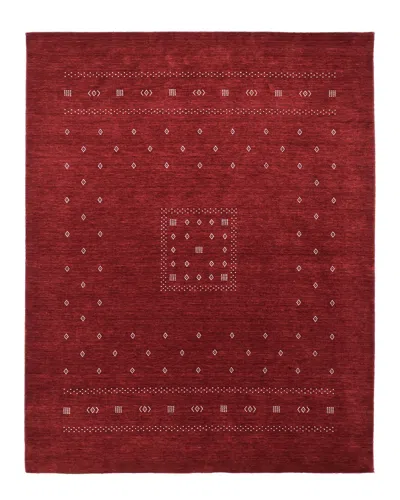 Solo Rugs Simi Handmade Wool-blend Area Rug In Red