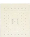 Solo Rugs Simi Handmade Wool-blend Gabbeh Rug In Ivory