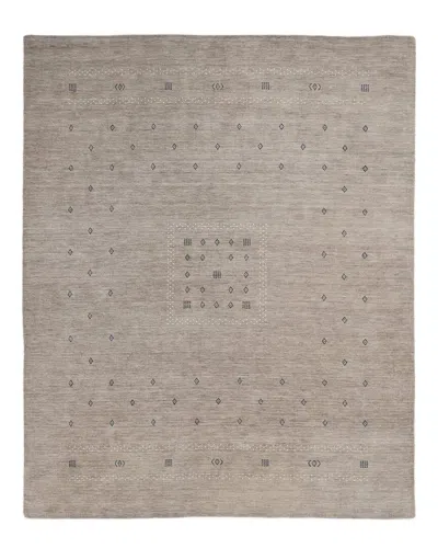 Solo Rugs Simi Handmade Wool-blend Area Rug In Brown