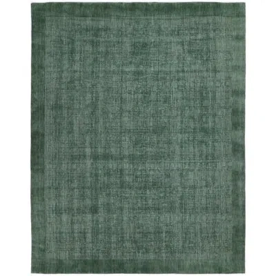 Solo Rugs Sterling, Handmade Area Rug - 3' 0'' X 5' 0'' In Green